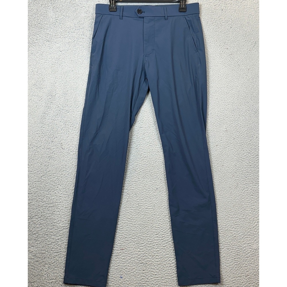Greyson Pants Mens 30X32 Montauk Blue Stretch Golf Trousers Performance Chino